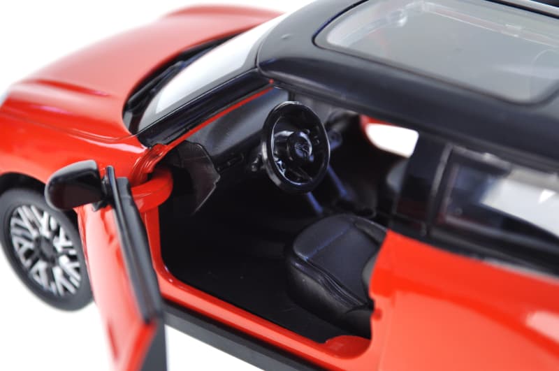 Машина металева 68740(O) 1:28 MINI COOPER, на батарейки, світло, звук, відкриваються двері, коробка 18x9x8 см АВТОПРОМ, фото 2