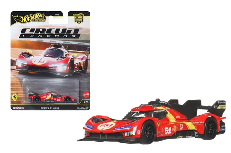 Машинка 499 Prototype серії "Car Culture" колекційна модель Hot Wheels