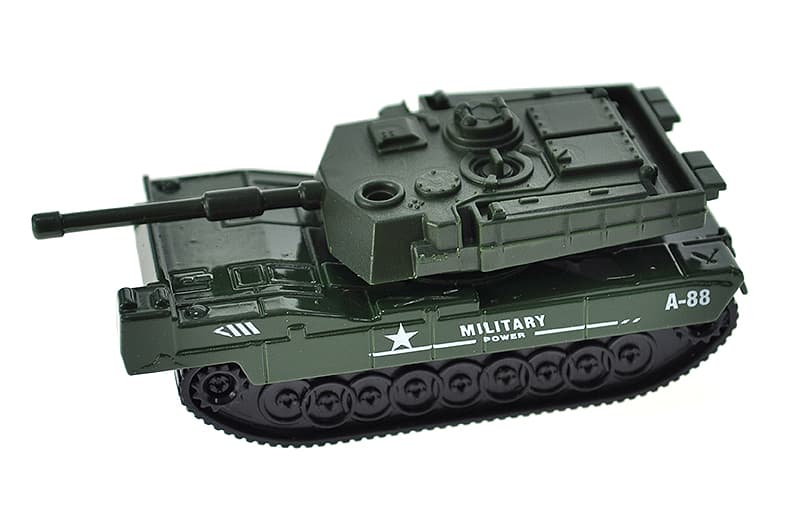 Набір металевих інерційних військових машинок YG TOYS, 4 шт., фото 2