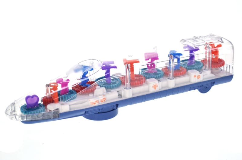 Потяг музичний 323 на батарейках, в коробці YG Toys, фото 2