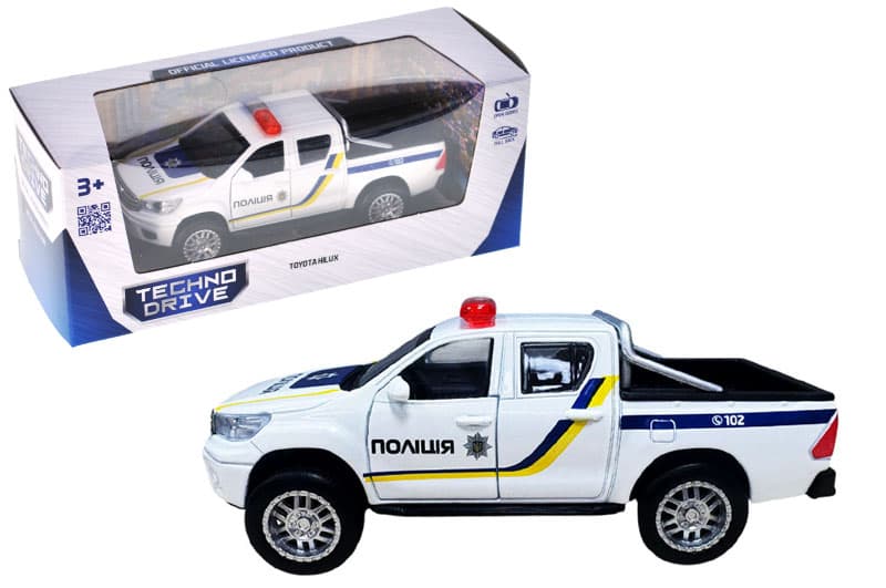 Машина KM250426 "TOYOTA HILUX Поліція" TECHNODRIVE