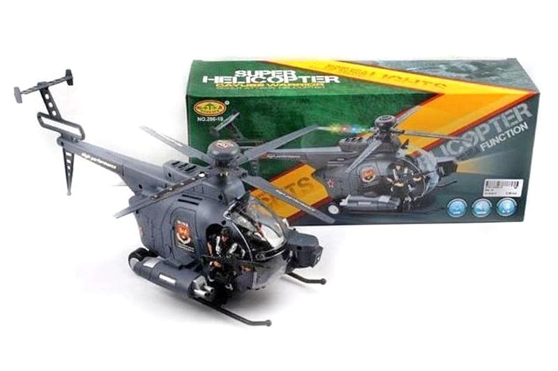 Іграшковий вертоліт YG TOYS на батарейках зі звуком і світлом