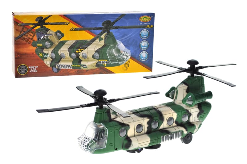 Вертоліт на батарейках YG TOYS зі звуком і світлом