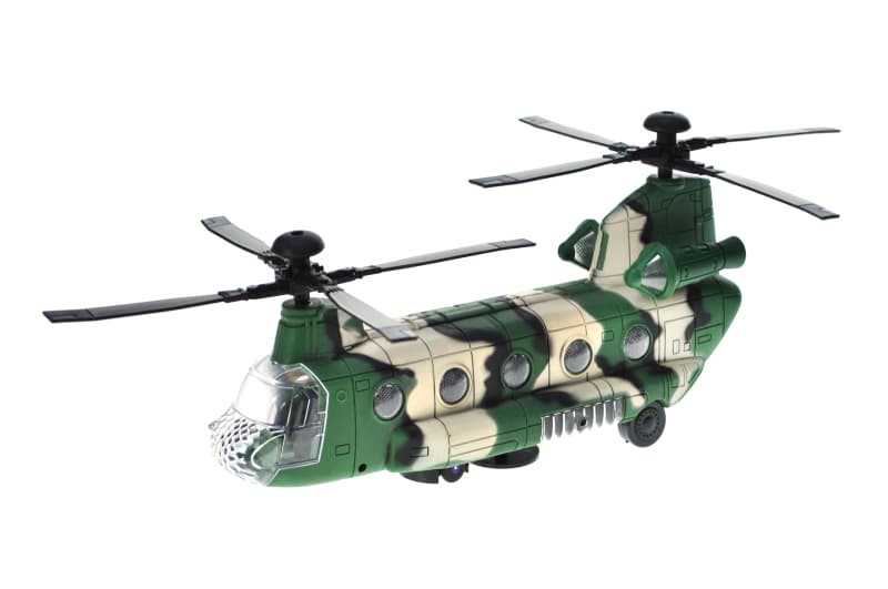 Вертоліт на батарейках YG TOYS зі звуком і світлом, фото 2