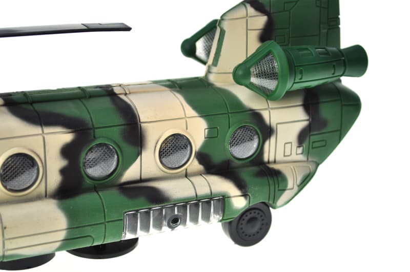 Вертоліт на батарейках YG TOYS зі звуком і світлом, фото 4