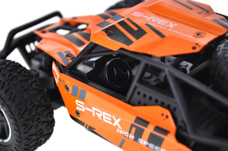 Радіокерований автомобіль METAL CRAWLER S-REX, 1:16, помаранчевий, металевий корпус, акумулятор 3,7 В, фото 6