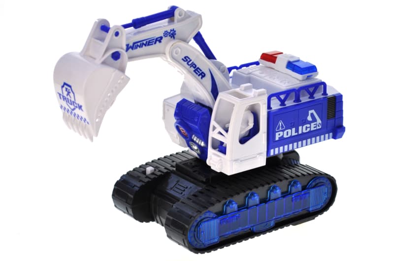 Екскаватор музичний 9805 на батарейках, в коробці YG Toys, фото 7