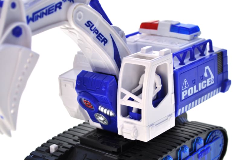 Екскаватор музичний 9805 на батарейках, в коробці YG Toys, фото 6