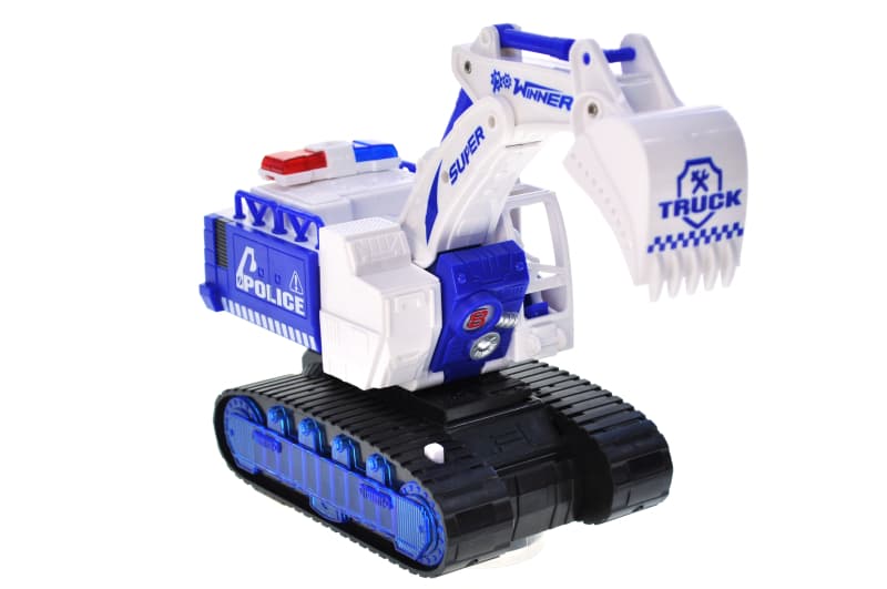 Екскаватор музичний 9805 на батарейках, в коробці YG Toys, фото 3