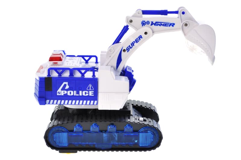 Екскаватор музичний 9805 на батарейках, в коробці YG Toys, фото 8