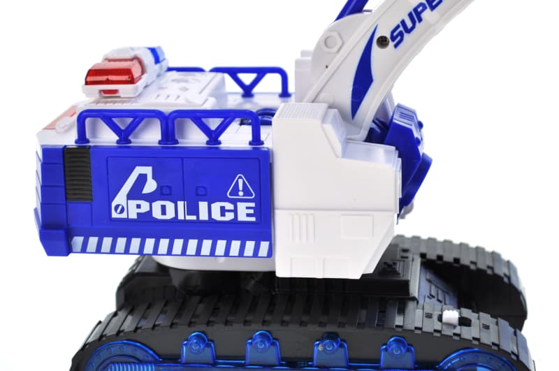 Екскаватор музичний 9805 на батарейках, в коробці YG Toys, фото 4