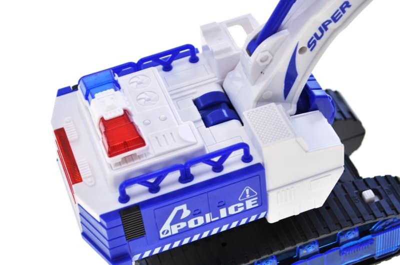 Екскаватор музичний 9805 на батарейках, в коробці YG Toys, фото 5