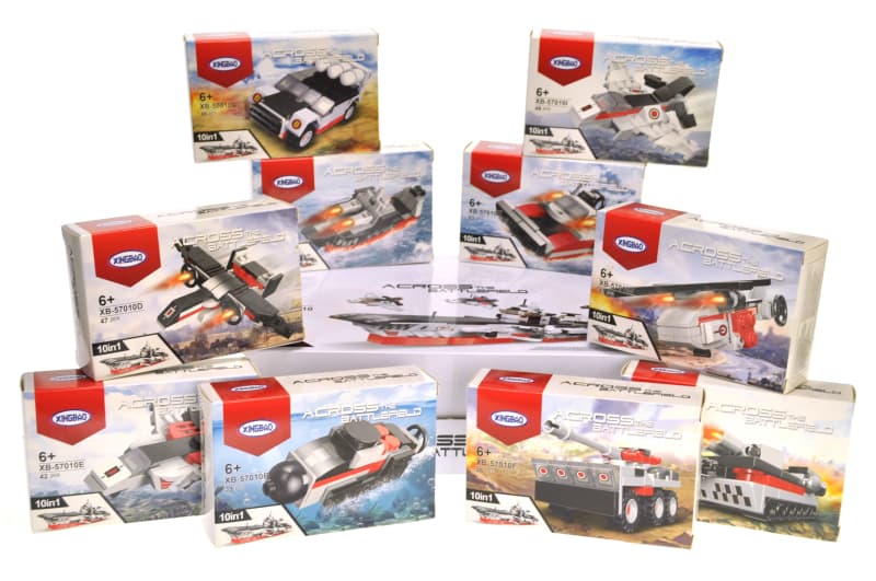 Конструктор YG TOYS «Військова техніка», 10 шт. у блоці