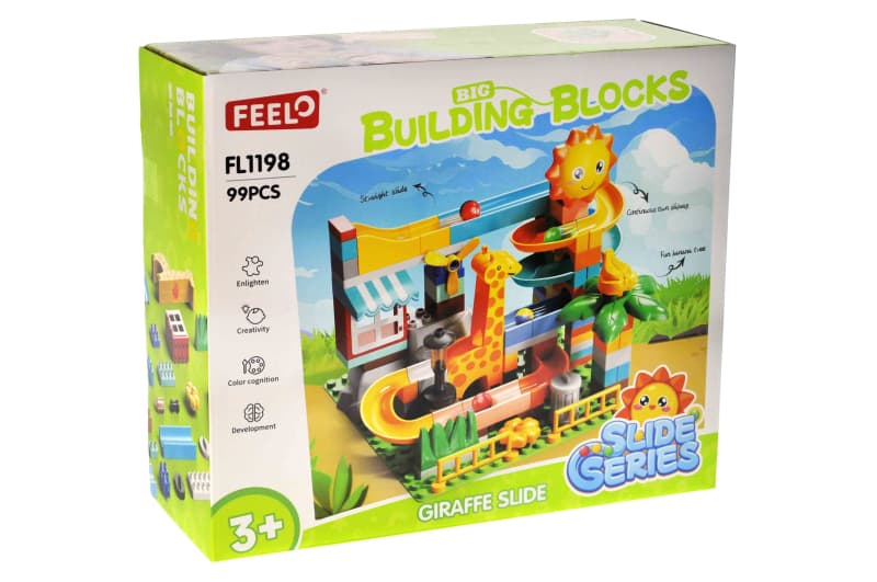 Конструктор FL1198 "Весела гірка" 99 дет. р.30x12x28 см YG Toys