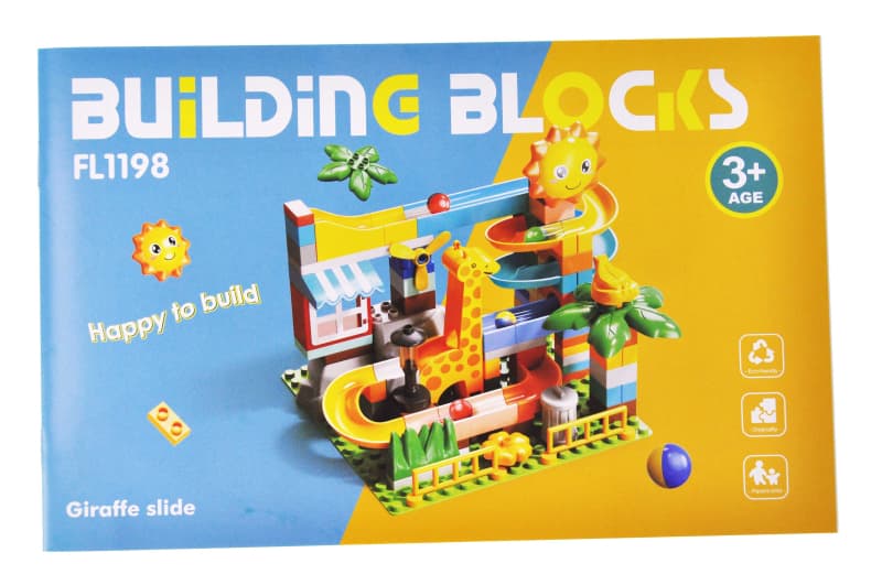 Конструктор FL1198 "Весела гірка" 99 дет. р.30x12x28 см YG Toys, фото 3