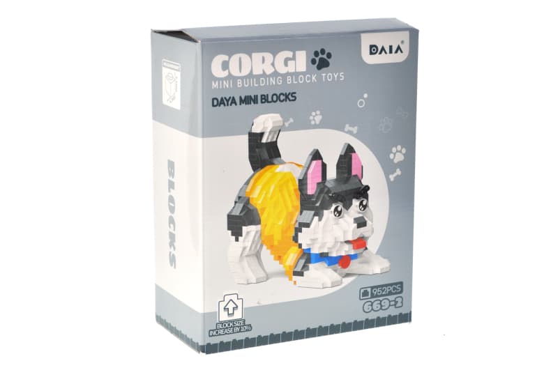Конструктор 66293 Daya Mini Blocks серії "Corgi" 952 деталей, в коробці