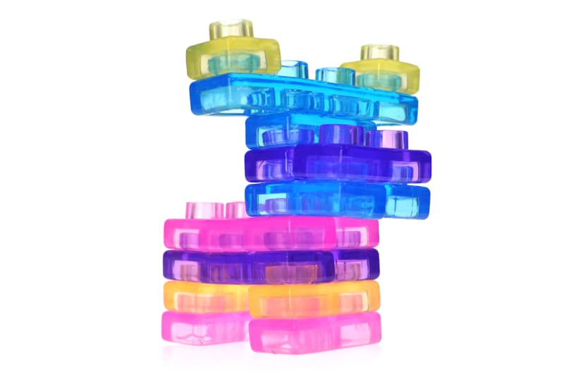 Силіконовий конструктор MAGIC GUMMY BLOC, 40 деталей, фото 4