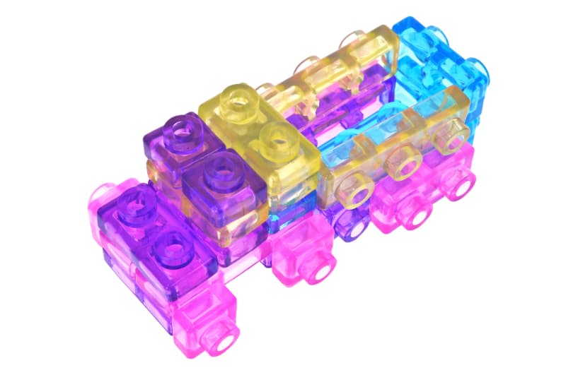 Силіконовий конструктор MAGIC GUMMY BLOC, 40 деталей, фото 3