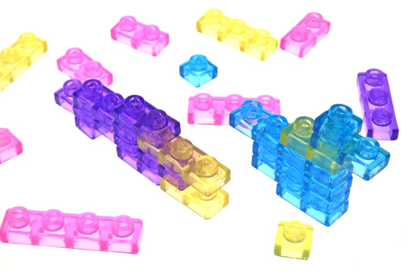 Силіконовий конструктор MAGIC GUMMY BLOC, 40 деталей, фото 8