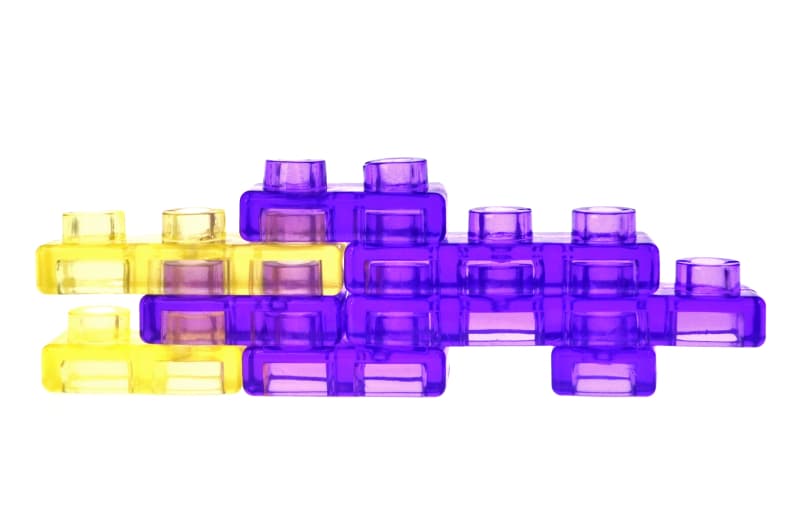 Силіконовий конструктор MAGIC GUMMY BLOC, 40 деталей, фото 7