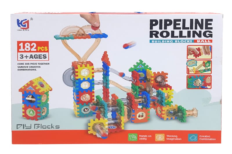 Конструктор-лабіринт «Кулькотрек» YG TOYS, 185 деталей