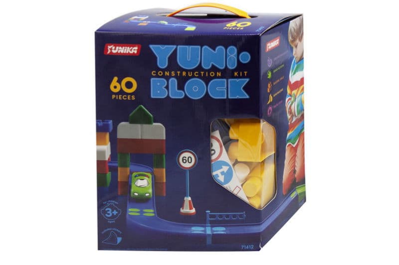 Конструктор YUNI-BLOK Юніка, 60 деталей, арт. 1412