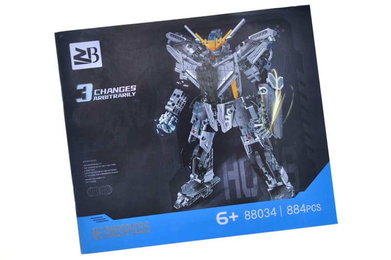 Конструктор 88034A "Трансформер" 884 дет. в коробці р.40,5x9,5x59,5 см YG Toys, фото 2