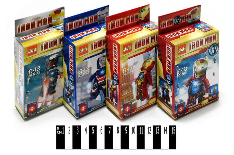 Конструктор "IRON MAN" 1901-1906 р.8*4*14см.