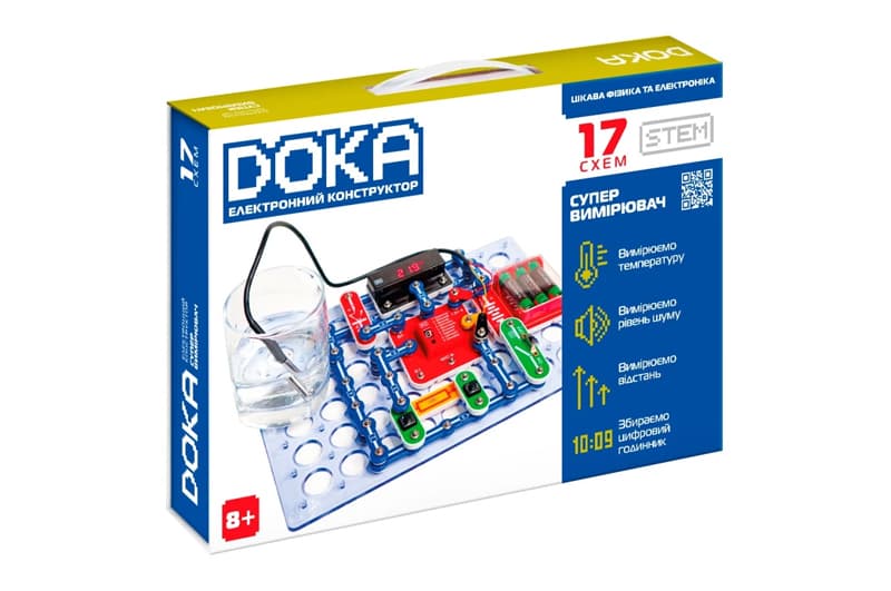 Конструктор електронний D70712 "СУПЕРВИМІРЮВАЧ" DOKA