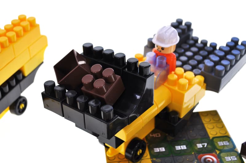 Блочний конструктор qbee QB300-204 «Block&Steps: Мегабудівельник» 3 в 1, 125 деталей, фото 7
