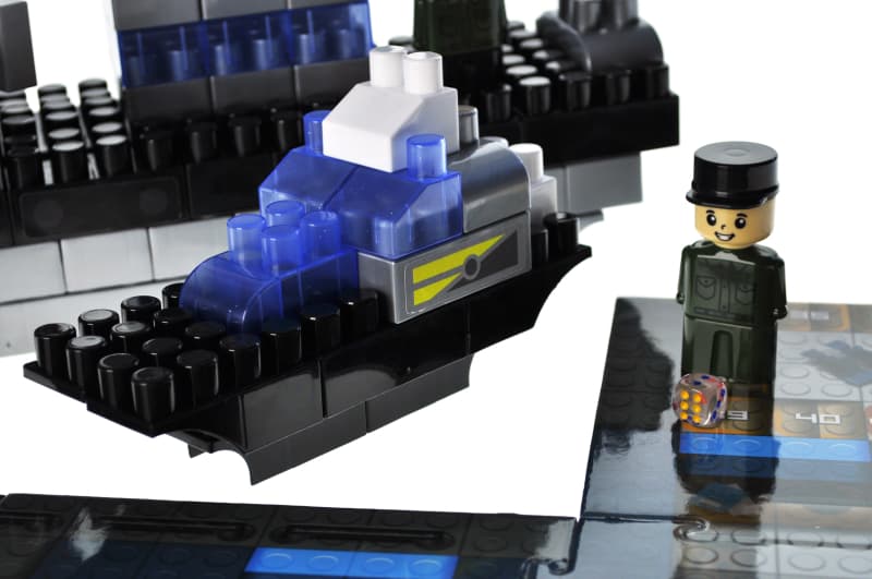 Конструктор блочний qbee QB300-205 Block&Steps «Морська місія» 3 в 1, 124 деталі, з ходилкою та меморі-грою, фото 7