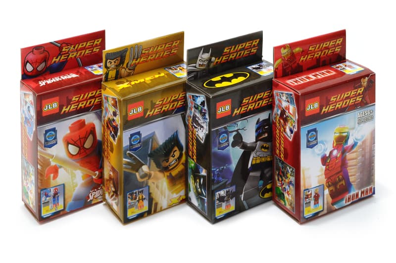 Конструктор SUPER HEROS 3D 3901-3906 р.8х4х14 см. (шт.)
