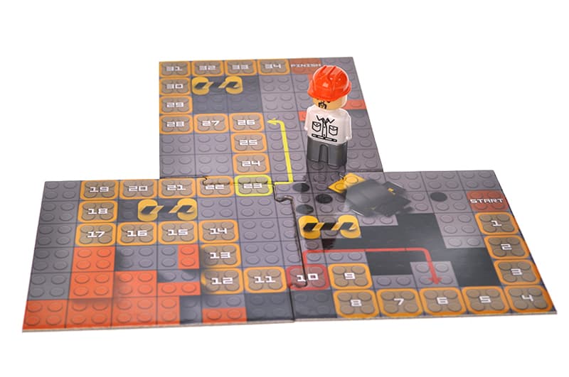 Конструктор блочний QB300-003 "Block&Steps: Будівельний набір" + ходилка і меморі гра 3в1, 94дет. qbee, фото 4