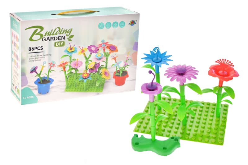 Конструктор 157  "Квіти" 86 дет р.31,4x9,3x21см YG Toys