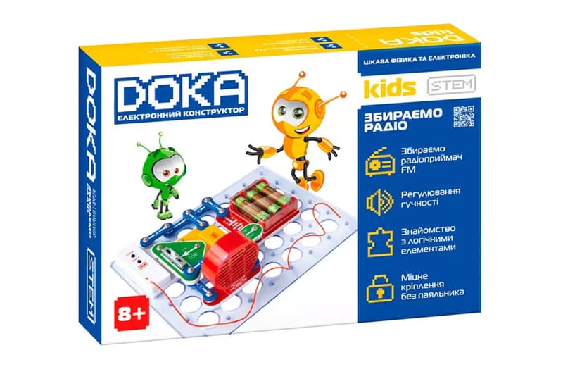 Конструктор електронний D70703 "ЗБИРАЄМО РАДІО" DOKA