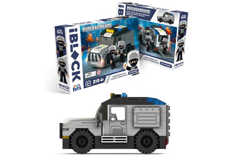 Конструктор KH42/004/4 IBLOCK JUNIOR 241 деталь короб. 32x21.5x5 см Kids hits