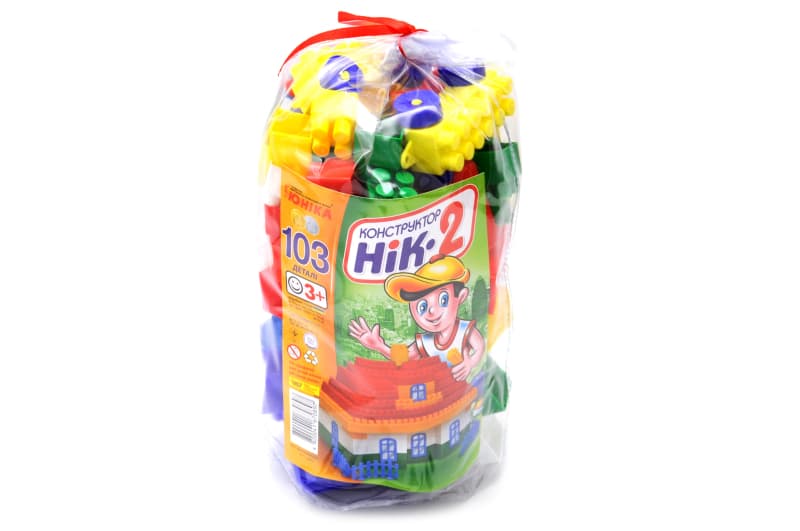 Конструктор "Нік-2" 103 деталі в кульку 0897 Юніка
