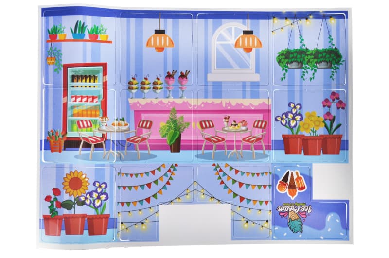 Магнітний конструктор "Ice cream shop", 69 деталей, фото 4