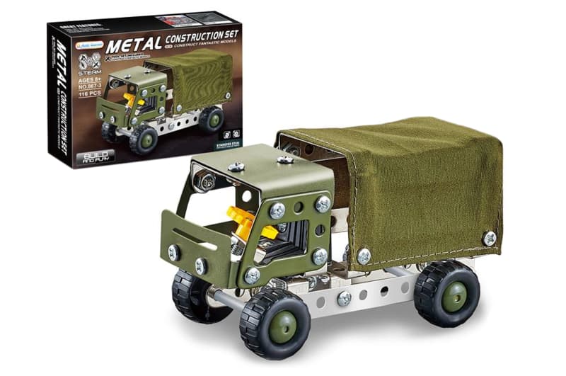 Металевий конструктор YG TOYS «Військовий», 112 деталей, 867-3