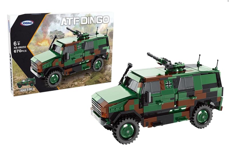 Конструктор YG TOYS «Бронетранспортер Dingo», 670 деталей, XB-06055