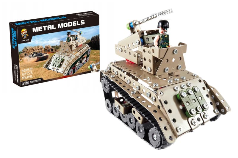 Металевий військовий конструктор YG TOYS, 229 деталей, 9906