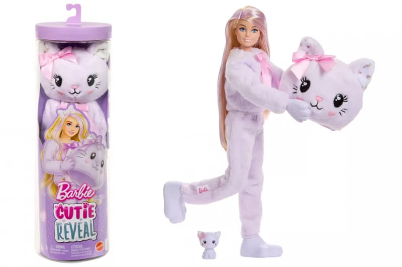 Лялька Barbie JJP64 "Cutie Reveal" серії "Милі бантики" – кошеня