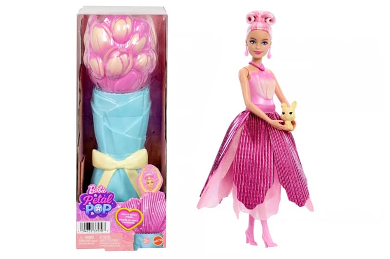 Набір-сюрприз з лялькою Barbie Petal Pop JMF57 "Рожевий тюльпан"