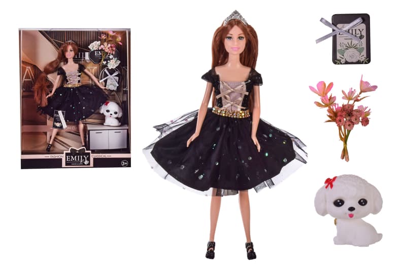 Шарнірна лялька Emily з домашнім улюбленцем та аксесуарами YG TOYS