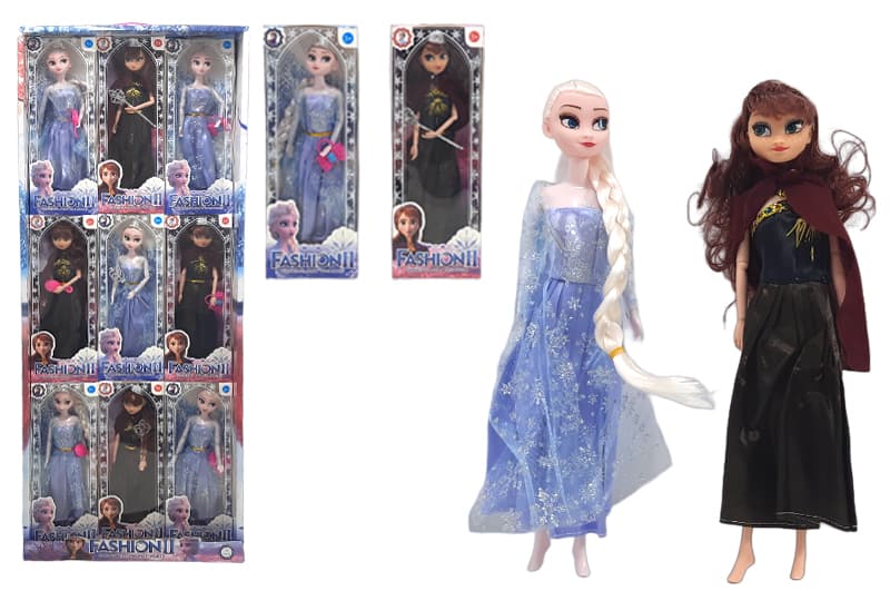 Лялька "FROZEN" 2 види, в дисплеї 18шт