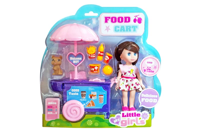 Лялька "Mini doll" "Street Food" на блістері