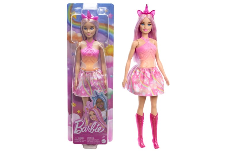 Лялька-єдиноріг "Рожева грація" HRR13 серії Дрімтопія BARBIE