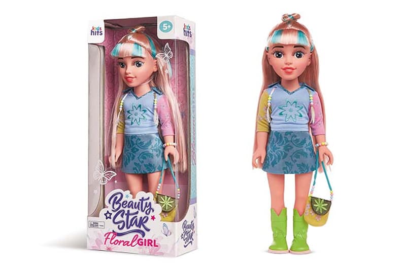 Лялька, KH35/001, Beauty Star Flowery Spring,Floral Girl, лялька 46 см в коробці