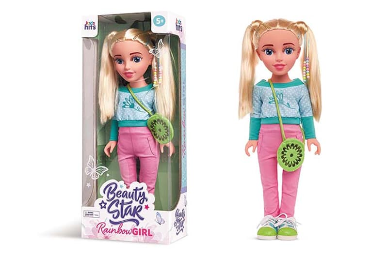 Лялька KH35/003 Beauty Star Flowery Spring,Rainbow Girl, лялька 46 см в коробці