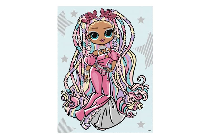 Набір для розпису по номерах Ideyka KHO6274 «L.O.L. Fashion Show Twist Queen» зі стразами, 30×40 см